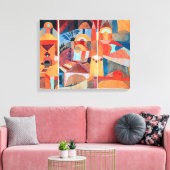 Temple Gardens | Paul Klee | Leinwanddruck (Insitu (Wohnzimmer))