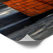 Temple Gate Buddhismus Indonesien Reiseziel Poster (Ecke)