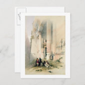 Temple genannt El Khasne, Petra, März 7. 1839, PL Postkarte (Vorne/Hinten)