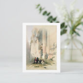 Temple genannt El Khasne, Petra, März 7. 1839, PL Postkarte (Stehend Vorderseite)