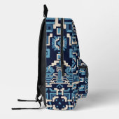 Temple Grid Bedruckter Rucksack (Links)