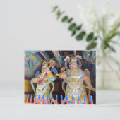Temple Guardians Postkarte (Stehend Vorderseite)