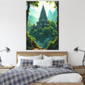 Temple Haven Leinwanddruck (Insitu (Schlafzimmer))
