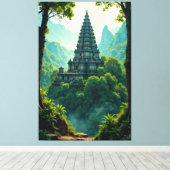 Temple Haven Leinwanddruck (Insitu (Holzboden))