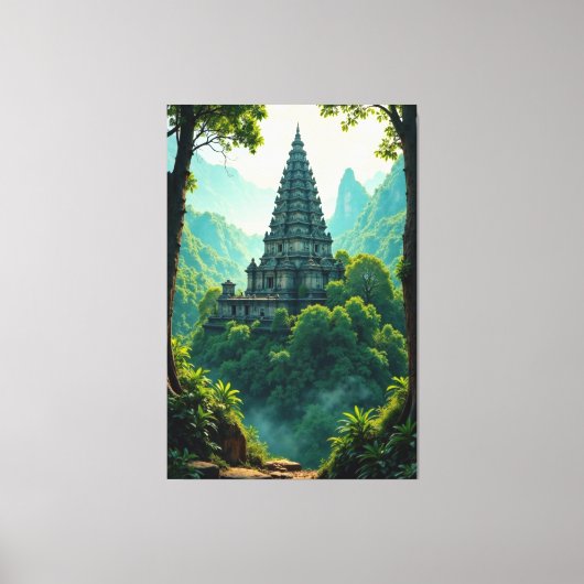 Temple Haven Leinwanddruck (Vorderseite)