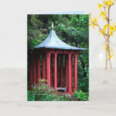 Temple Karte (Gelbe Blume)