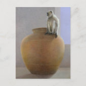 Temple Monkey Postkarte (Vorderseite)