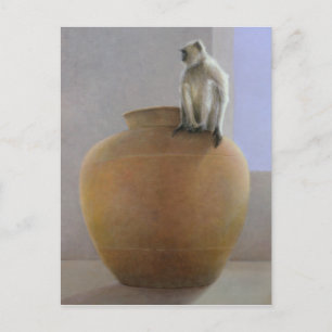 Temple Monkey Postkarte