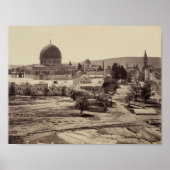 Temple Mount and Dome of the Rock in Jerusalem Poster (Vorne)