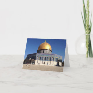 Temple Mount Dankeskarte