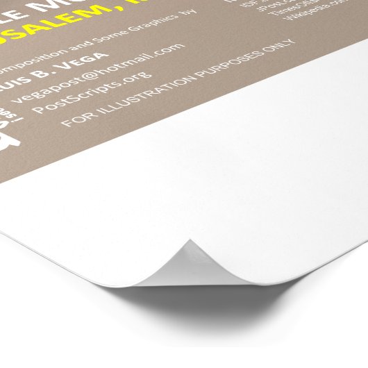 Temple Mount Riots - 3rd Temple Poster (Ecke)