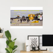 Temple Mount Riots - 3rd Temple Poster (Heimbüro)