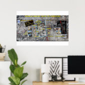 Temple Mount - Taurus Muster Poster (Heimbüro)