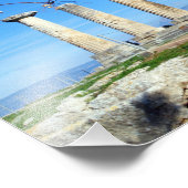 Temple of Apollo - Corinth Fotodruck (Ecke)