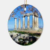 Temple of Apollo - Corinth Keramik Ornament (Links)
