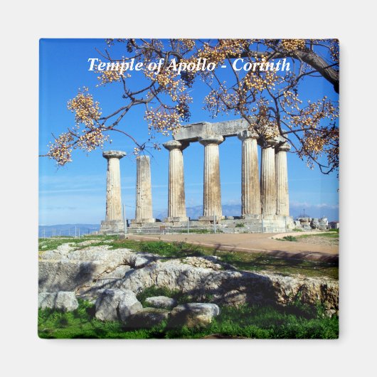 Temple of Apollo - Corinth Magnet (Vorne)
