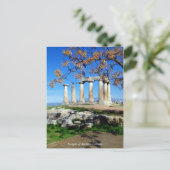 Temple of Apollo - Corinth Postkarte (Stehend Vorderseite)
