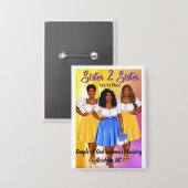 Temple of God Women's Ministry Button (Vorderseite/Rückseite)