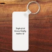 Temple of God Women's Ministry Schlüsselanhänger (Rückseite)