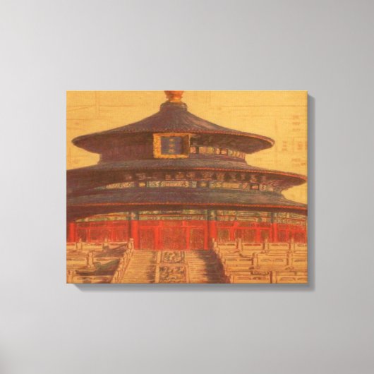 Temple Of Heaven Wrapped Canvas Leinwanddruck (Vorderseite)