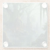 Temple of Moss and Mist Glasuntersetzer (Rückseite)