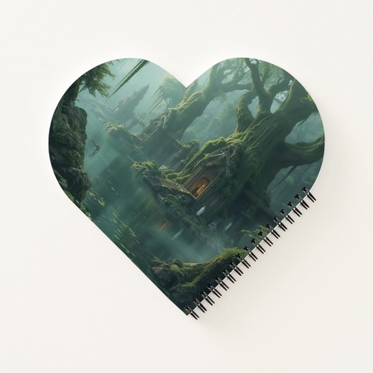 Temple of Moss and Mist Notizblock (Rückseite)