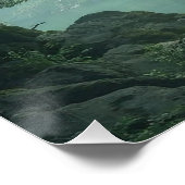 Temple of Moss and Mist Poster (Ecke)