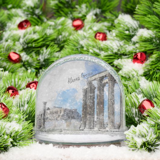 Temple of Olympian Zeus Athens – Ancient Greece Schneekugeln (Weihnachten)