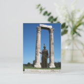 Temple of Olympian Zeus Postkarte (Stehend Vorderseite)