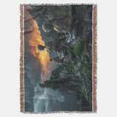 Temple of the Last AI Monks: Futuristic Sci Fi Decke (Vorderseite Vertikal)