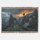 Temple of the Last AI Monks: Futuristic Sci Fi Decke (Vorderseite)