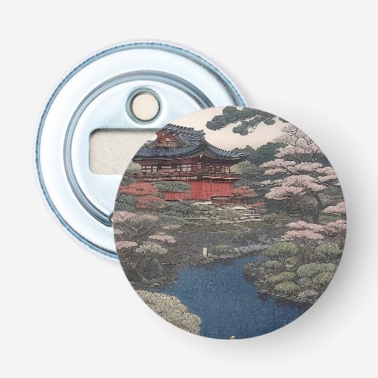 Temple on the river - Japan Flaschenöffner (Vorderseite)