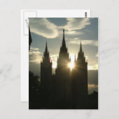 Temple Postkarte (Vorne/Hinten)