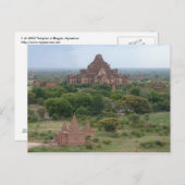 Temple Postkarte (Vorne/Hinten)