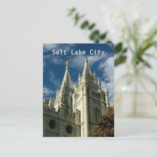 Temple Postkarte (Stehend Vorderseite)