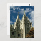 Temple Postkarte (Vorne/Hinten)