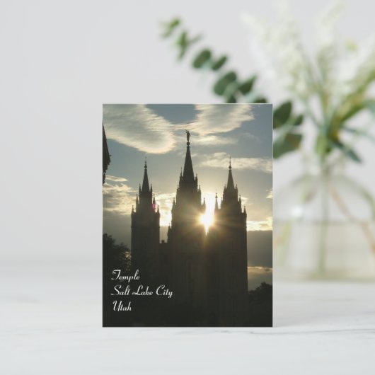 Temple Postkarte (Stehend Vorderseite)