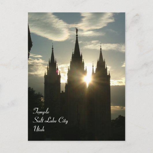 Temple Postkarte (Vorderseite)