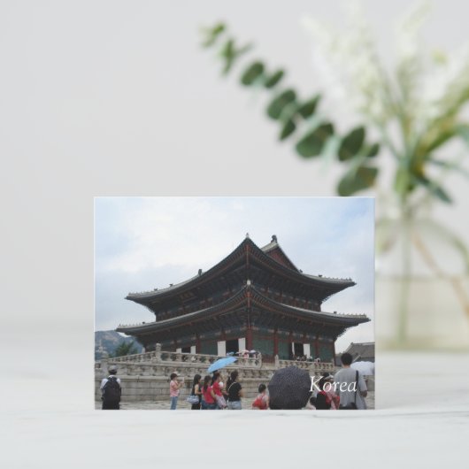 Temple Postkarte (Stehend Vorderseite)