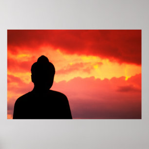Temple Relic Buddhistische Statue Poster