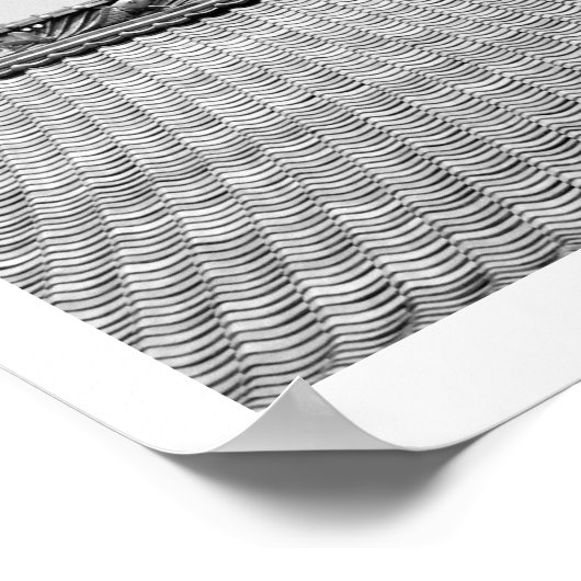 Temple Roof: Kyoto Poster (Ecke)