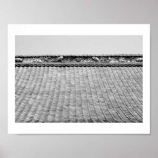 Temple Roof: Kyoto Poster (Vorne)