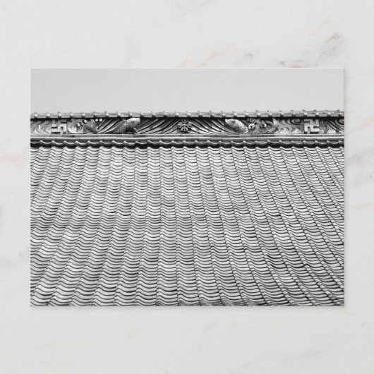 Temple Roof: Kyoto Postkarte (Vorderseite)