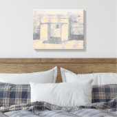 Temple Sketch Canvas Print Leinwanddruck (Insitu (Schlafzimmer))