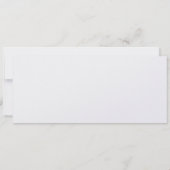 Temple Wedding Einladung Empfang Card (Rückseite)