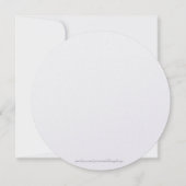 Temple Wedding Einladung Ewigen Kreis (Rückseite)