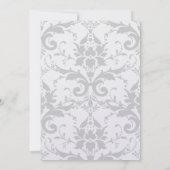 Temple Wedding Einladung Silver Coronation (Rückseite)