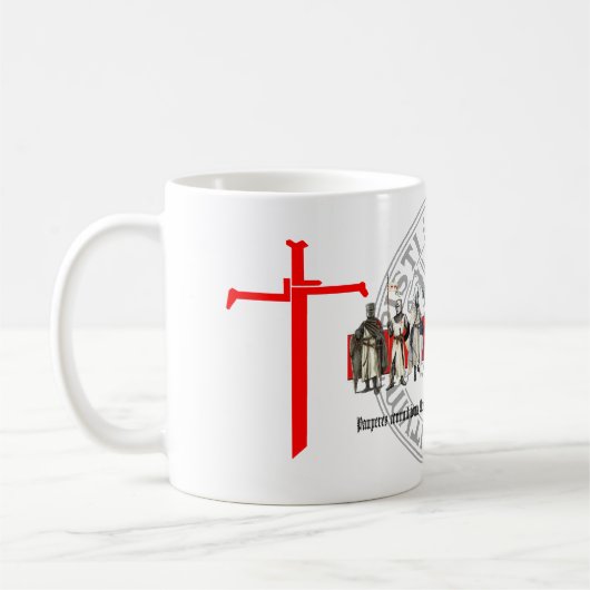 Templer-Brüder mit Siegel Tasse (Links)