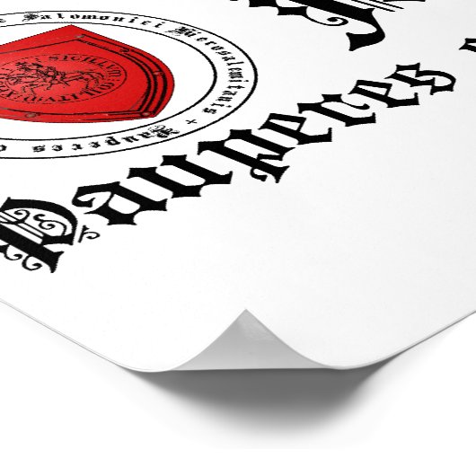 Templer Großmeister-Poster Poster (Ecke)