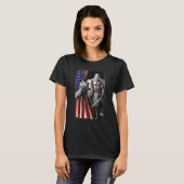 Templer Ich Bin Ein Kind Gottes Ein Krieger Christ T-Shirt (Vorne ganz)